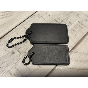 Coach Black Hangtags NWOT